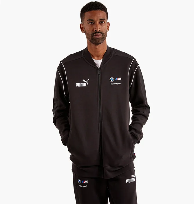 Олімпійка чоловіча Puma Bmw Motorsport Mt7 Sweat Jacket Black 621213-01
