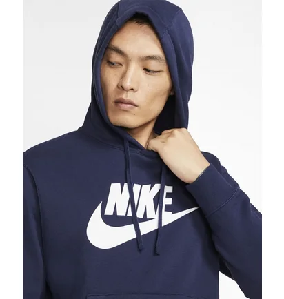 Худи мужское Nike M NSW CLUB HOODIE PO BB GX Blue BV2973-410
