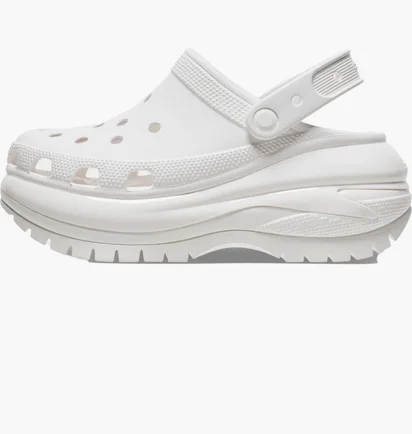 Тапочки унисекс CROCS Classic Mega Crush Clog White 207988-100