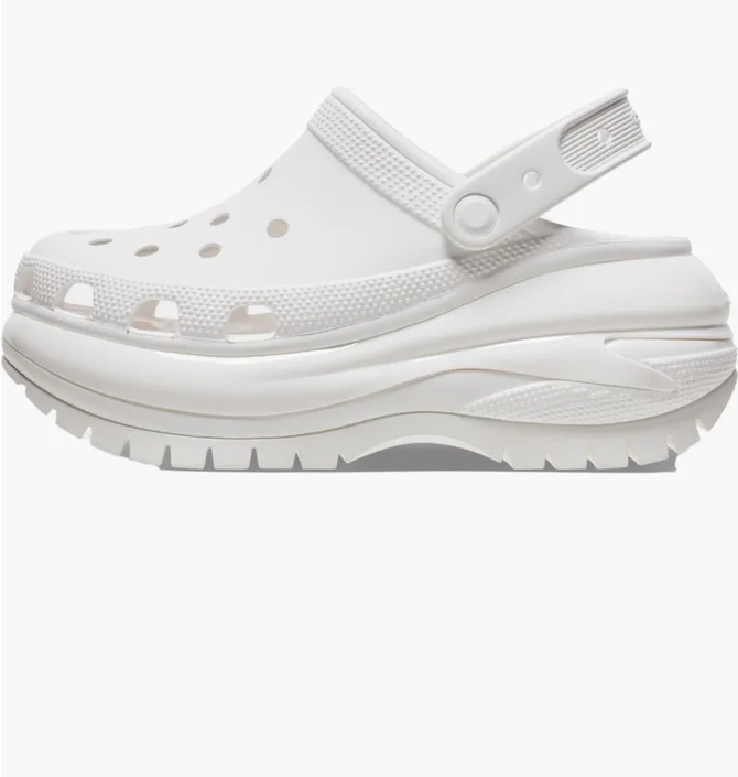 Тапочки унисекс CROCS Classic Mega Crush Clog White 207988-100