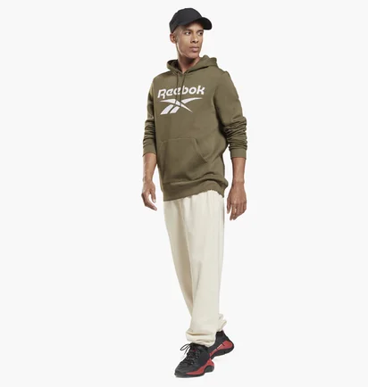 Худи мужское Reebok Identity Fleece Hoodie Olive H60068