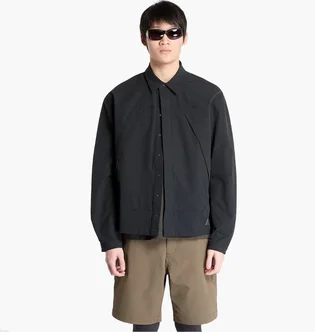 Сорочка чоловіча ROA Utility Overshirt Black RBMW0372FA264