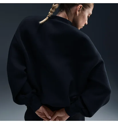 Світшот жіночий Nike W Nsw Tch Flc Os Crew Black FV8041-010