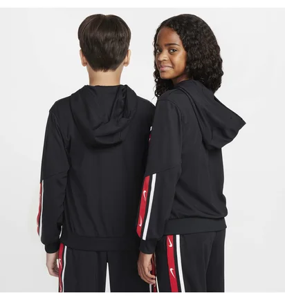 Олимпийка детская Nike K Nsw Club+ Poly Fz Hoodie Black FZ4906-010