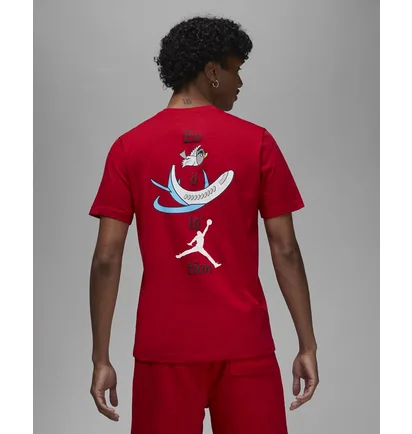 Футболка чоловіча Air Jordan T-Shirt Brand Red FB7468-687