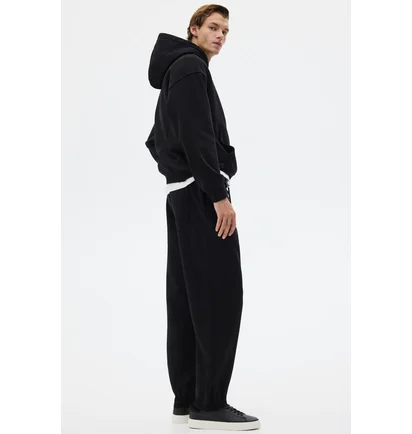 Спортивний костюм чоловічий H&M Loose Fit Black 1099732001