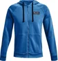 Толстовка мужская Under Armour Sweatshirt Rival Fleece Chroma Fz Hd-Blu Blue 1370344-474