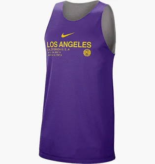 Майка чоловіча Nike Nba Los Angeles Lakers Standard Issue Reversible Violet CN0716-504