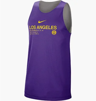 Майка мужская Nike Nba Los Angeles Lakers Standard Issue Reversible Violet CN0716-504