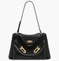 Сумка жіноча JW PEI Rhea Pebbled Double Buckle Shoulder Bag Black BB2025BG134084JWP