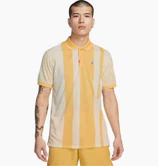 Поло чоловіче Nike Polo Dri-Fit The Polo Beige/Yellow FD5398-795