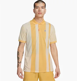 Поло чоловіче Nike Polo Dri-Fit The Polo Beige/Yellow FD5398-795