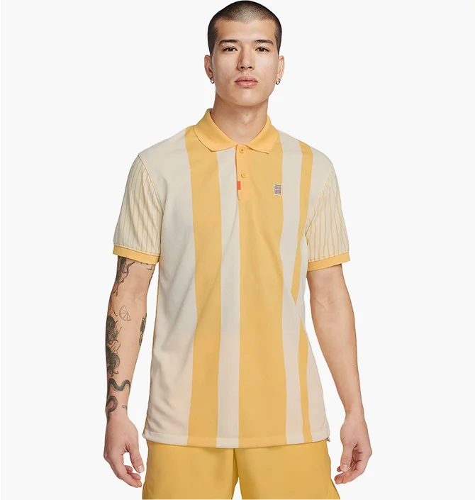 Поло чоловіче Nike Polo Dri-Fit The Polo Beige/Yellow FD5398-795