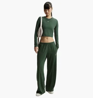 Штани жіночі Nike Sportswear Chill Terry WomenS Mid-Rise French Terry Open-Hem Pants Green II3978-323
