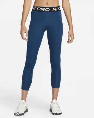 Легінси жіночі Nike Pro 365 Mid-Rise Crop Leggings Blue Cz9803-460