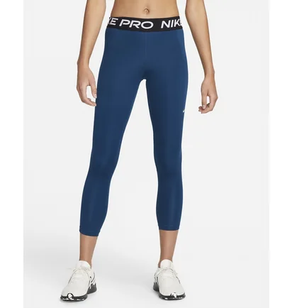 Леггинсы женские Nike Pro 365 Mid-Rise Crop Leggings Blue Cz9803-460