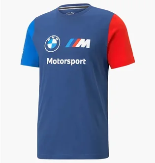 Футболка мужская Puma Bmw Motorsport Essentials Logo Tee Blue 538148-03