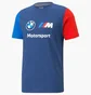 Футболка чоловіча Puma Bmw Motorsport Essentials Logo Tee Blue 538148-03