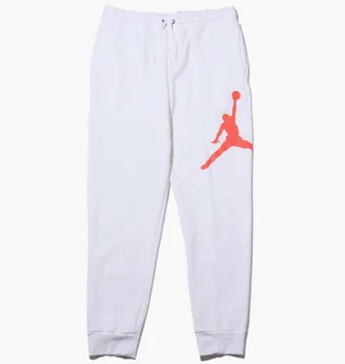 Штаны мужские Air Jordan J Jumpman Logo Flc Pant White BQ8646-100