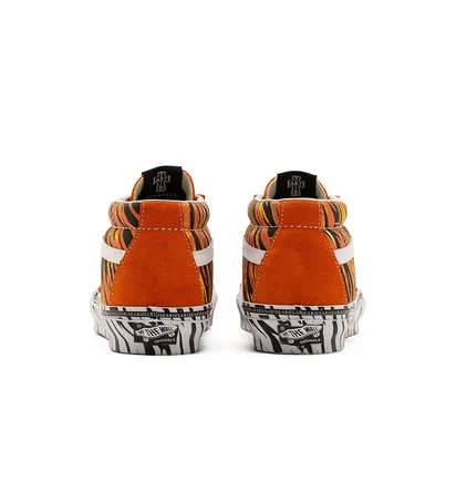 Кеди жіночі Vans Vault By Aries Tiger Sk8-Mid Lx Orange VN0A4BVC9WW