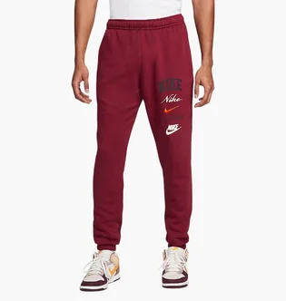 Штаны мужские Nike Club Fleece Stack Gx Bordo FN2643-677