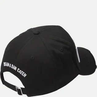 Кепка чоловіча Dsquared2 Icon Cap White Logo Black BCM041205C00001