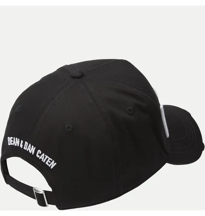 Кепка чоловіча Dsquared2 Icon Cap White Logo Black BCM041205C00001