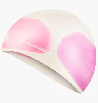 Шапочка для плавания Aqua speed Bunt 5626 Pink/White 113-37