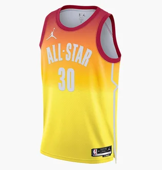 Майка чоловіча Nike Nba Jersey All Star Steph Curry Yellow/Orange DX6330-603