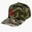 Кепка унисекс Mitchell & Ness Nba Brooklyn Nets Woodland Desert Stretch Snapback Camo/Green 6HSSMM19494-BNECMWD