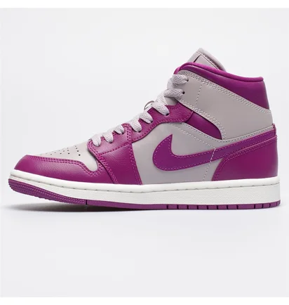 Кросівки жіночі Air Jordan 1 Mid Violet/Grey Bq6472-501