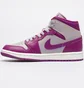 Кросівки жіночі Air Jordan 1 Mid Violet/Grey Bq6472-501