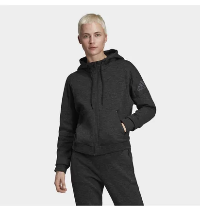Толстовка женская Adidas Id Melange Fi4089 Black