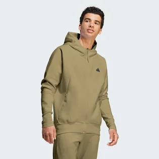 Худі чоловіче Adidas Z.N.E. Premium Full-Zip Hooded Track Jacket Olive IN5090