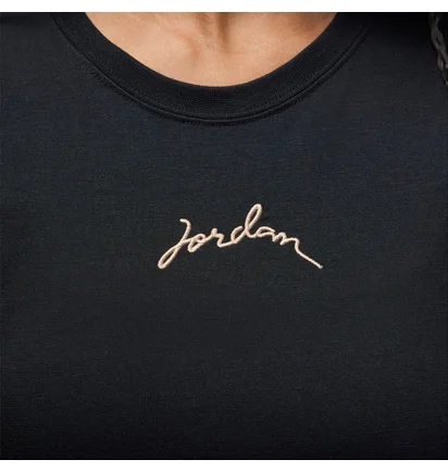 Футболка женская Air Jordan Slim Cropped Graphic T-Shirt Black FN5720-010
