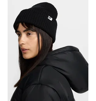 Шапка унисекс Nike Peak Waffle Knit Beanie Black FZ2123-010