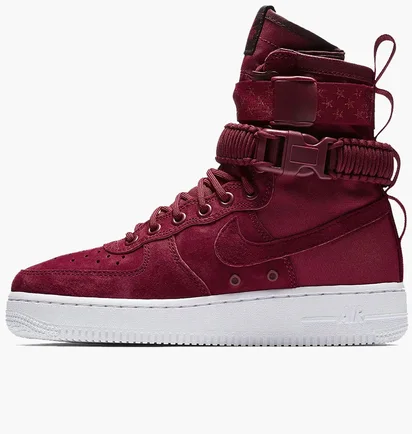 Кроссовки женские Nike Sf Air Force 1 High Bordo 857872-601
