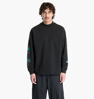 Світшот чоловічий Adidas Equipment Long Sleeve Graphic Black JN4849