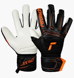 Рукавиці воротарські дитячі Reusch Attrakt Advance Finger Support Black 56-70-210-7783