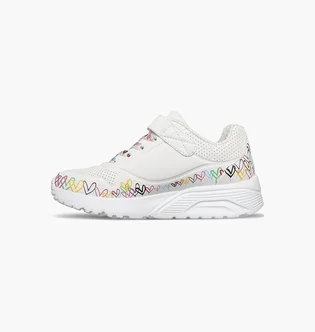 Кросівки дитячі Skechers Uno Lite Heart Craze White 314091L-WMLT
