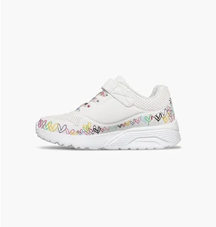 Кросівки дитячі Skechers Uno Lite Heart Craze White 314091L-WMLT