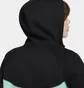Толстовка мужская Nike Sportswear Tech Fleece Windrunner Black/Turquoise HF4432-349