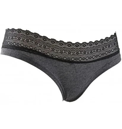 Трусики жіночі Manoukian Shorty Black/Grey (2 шт) 12890483-3
