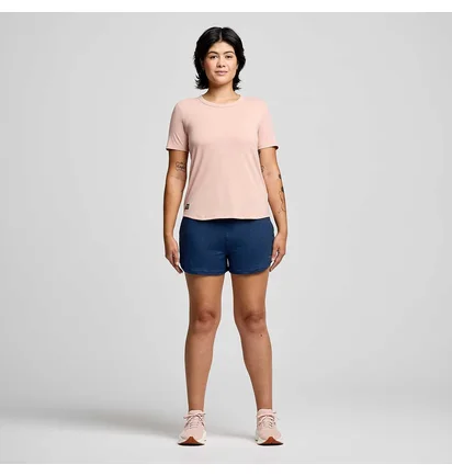 Футболка женская Saucony Triumph Short Sleeve Beige SAW800475-WR