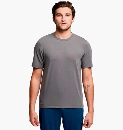 Футболка мужская Saucony Triumph Short Sleeve Grey SAM800367-CA