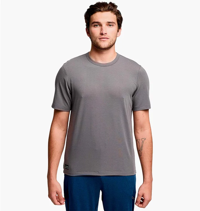 Футболка мужская Saucony Triumph Short Sleeve Grey SAM800367-CA