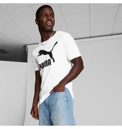 Футболка чоловіча Puma Classics Logo Tee White 533253-02