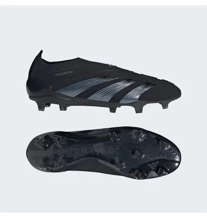 Бутси унісекс Adidas Predator 24 Elite Laceless Firm Ground Cleats Black IE1807