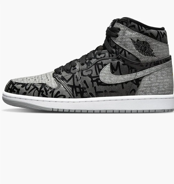Кроссовки мужские Air Jordan 1 High Og Grey 555088-036