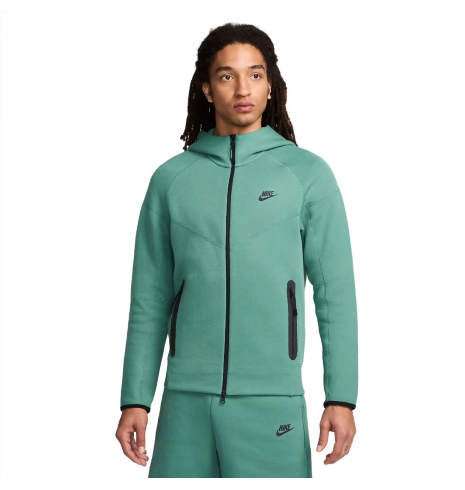 ᐉ Толстовка мужская Nike Tech Fleece Fz Wr Turquoise FB7921-361